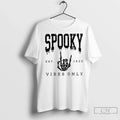 Premium Skeleton Spooky Vibes Only Est 1629 Halloween - Adult & Kids T-Shirts, Sweatshirts & Hoodies apparel design preview 1