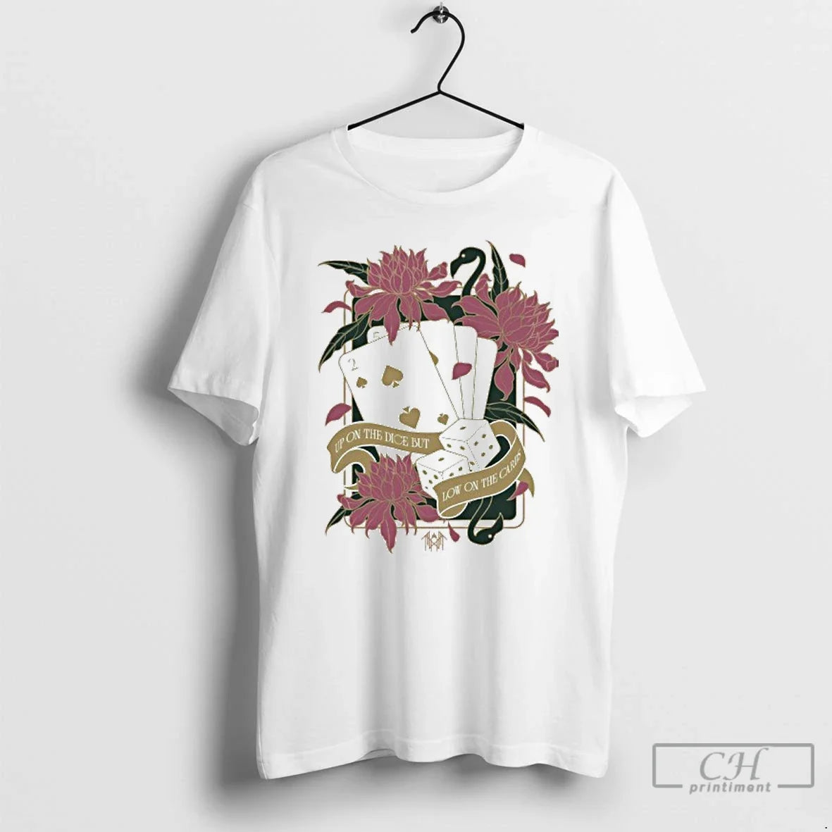 Premium Sleep Token Tour 2025 Up On The Dice But Low - Adult & Kids T-Shirts, Sweatshirts & Hoodies apparel design preview 1