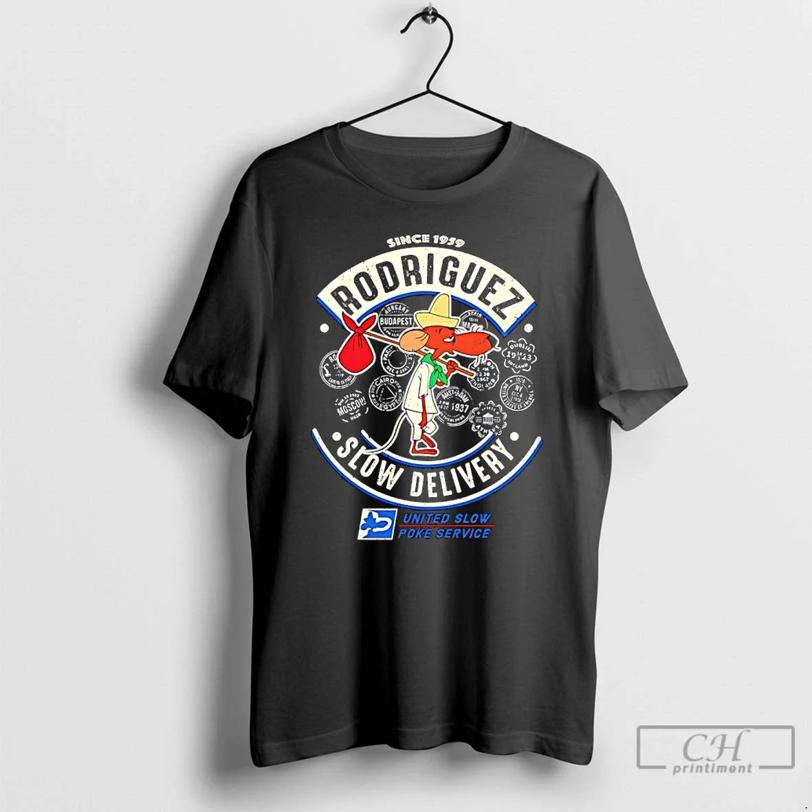 Premium Slowpoke Rodriguez Slow Delivery United Poke - Adult & Kids T-Shirts, Sweatshirts & Hoodies apparel design preview 1