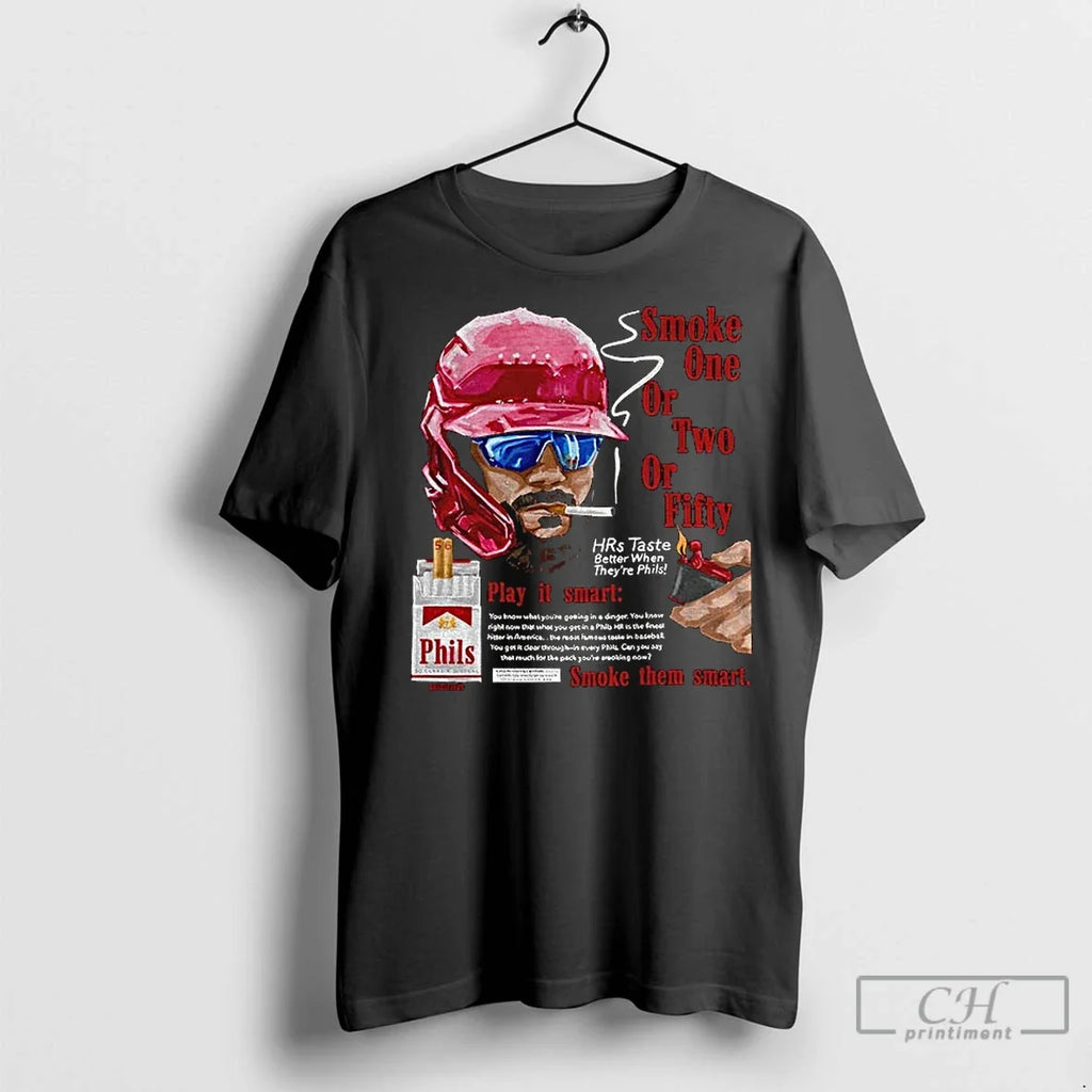 Premium Smoke 50 Hrs Tastes Better When Theyre Phils - Adult & Kids T-Shirts, Sweatshirts & Hoodies apparel design preview 1