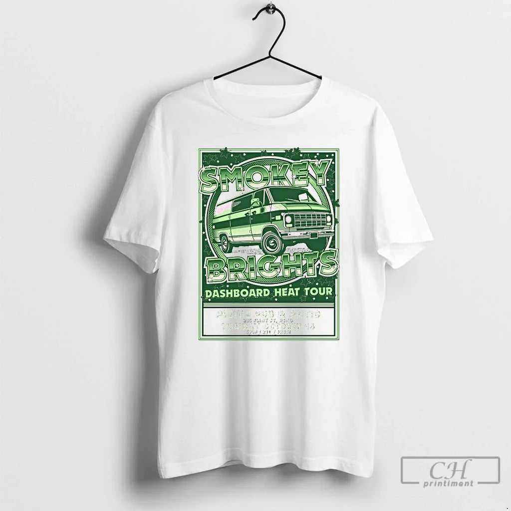 Premium Smokey Brights Dashboard Heat Tour Oct 14 - Adult & Kids T-Shirts, Sweatshirts & Hoodies apparel design preview 1