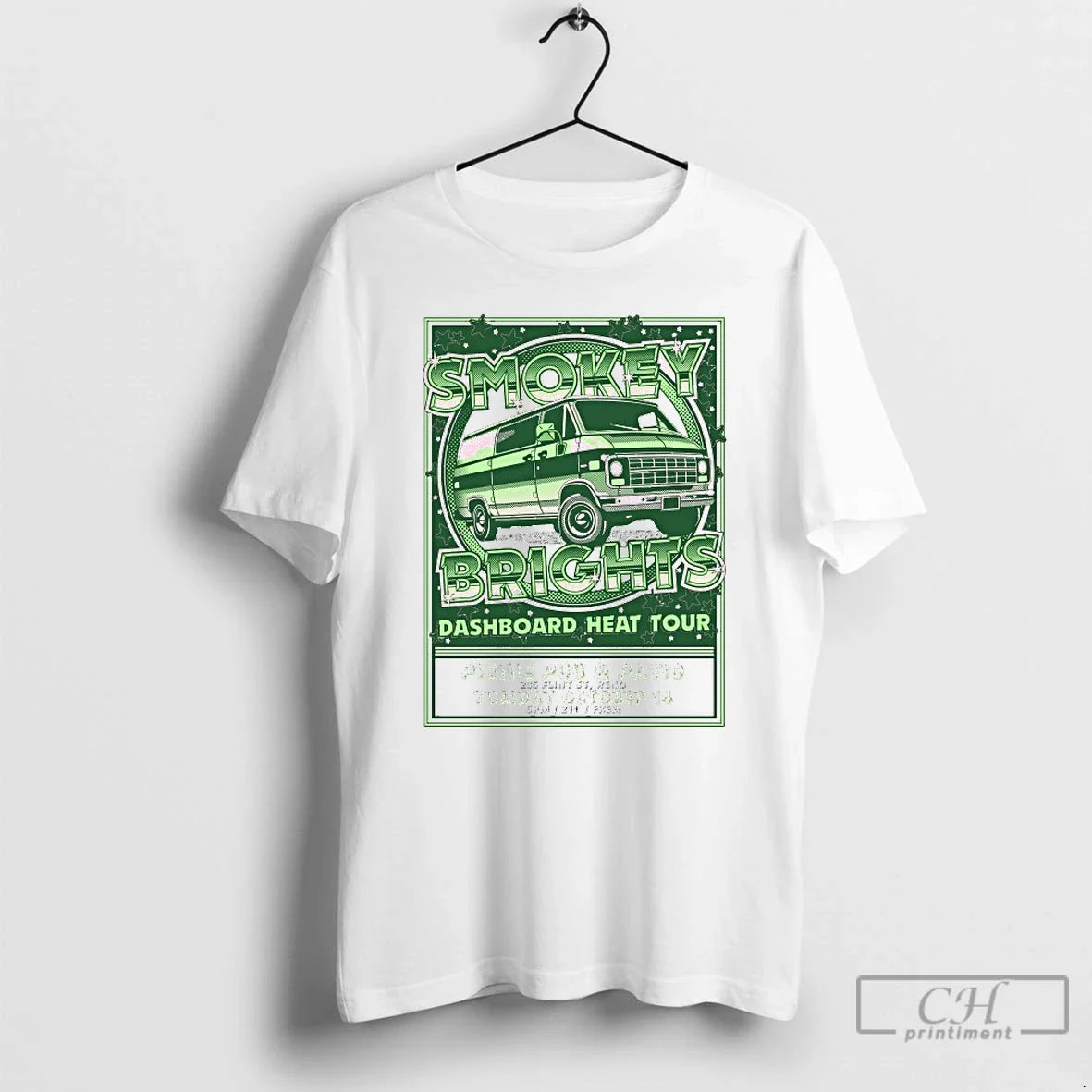Premium Smokey Brights Dashboard Heat Tour Oct 14 - Adult & Kids T-Shirts, Sweatshirts & Hoodies apparel design preview 1