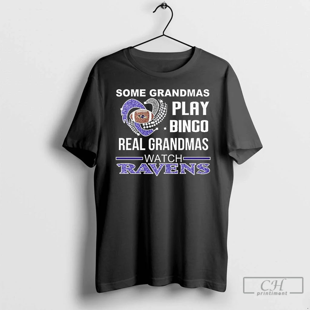 Premium Some Grandmas Play Bingo Real Watch Baltimore - Adult & Kids T-Shirts, Sweatshirts & Hoodies apparel design preview 1