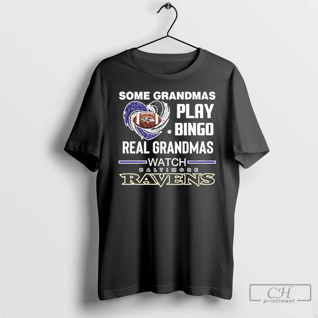 Premium Some Grandmas Play Bingo Real Watch Baltimore - Adult & Kids T-Shirts, Sweatshirts & Hoodies apparel design preview 1