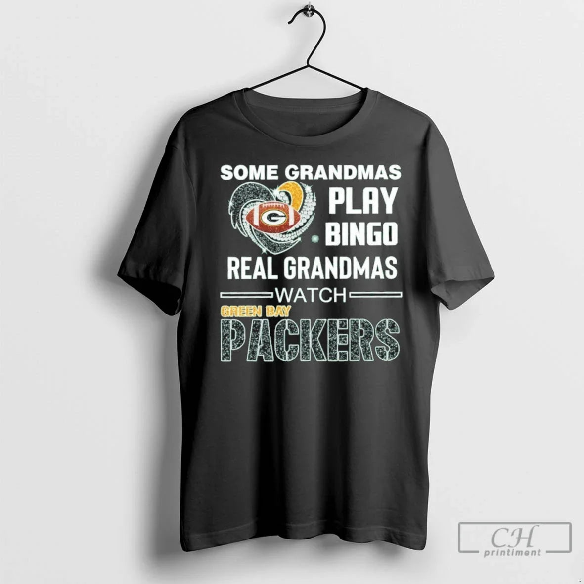 Premium Some Grandmas Play Bingo Real Watch Packers - Adult & Kids T-Shirts, Sweatshirts & Hoodies apparel design preview 1