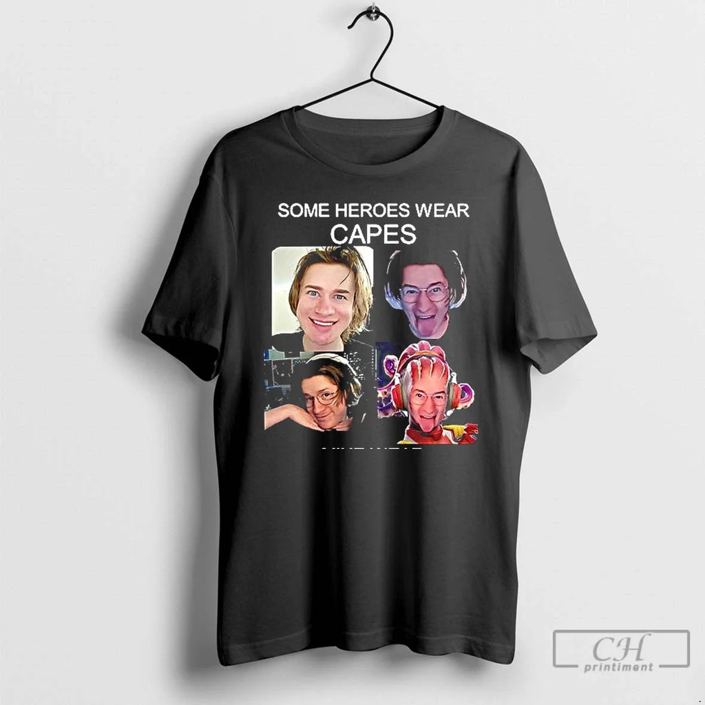 Premium Some Heroes Wear Capes Mine Headphones - Adult & Kids T-Shirts, Sweatshirts & Hoodies apparel design preview 1