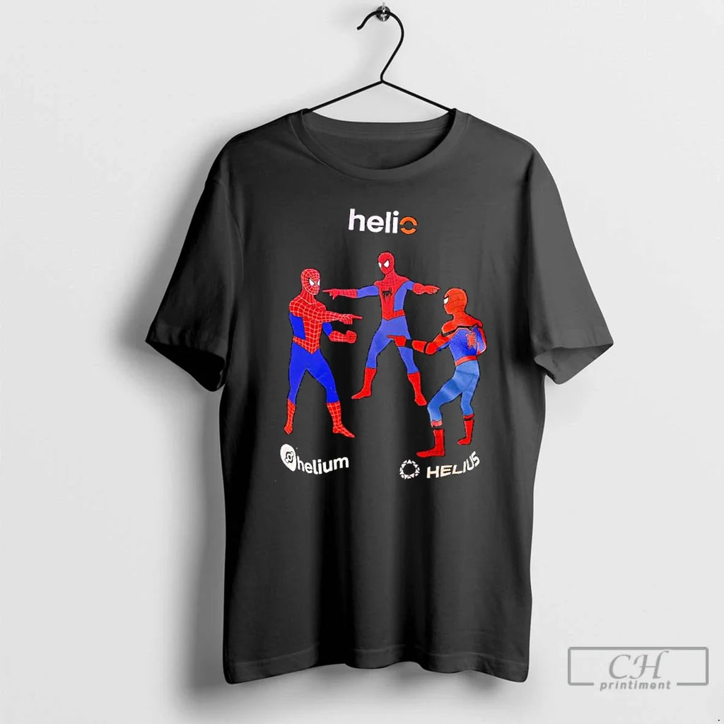 Premium Spiderman Multiple X Heli Helium Helius Logo - Adult & Kids T-Shirts, Sweatshirts & Hoodies apparel design preview 1
