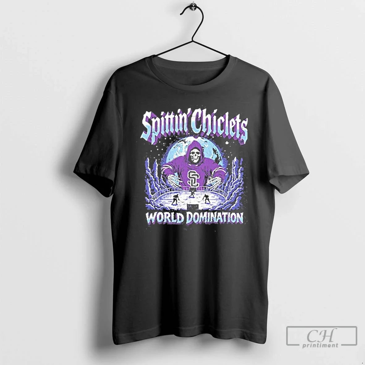 Premium Spittin Chiclets World Domination - Adult & Kids T-Shirts, Sweatshirts & Hoodies apparel design preview 1