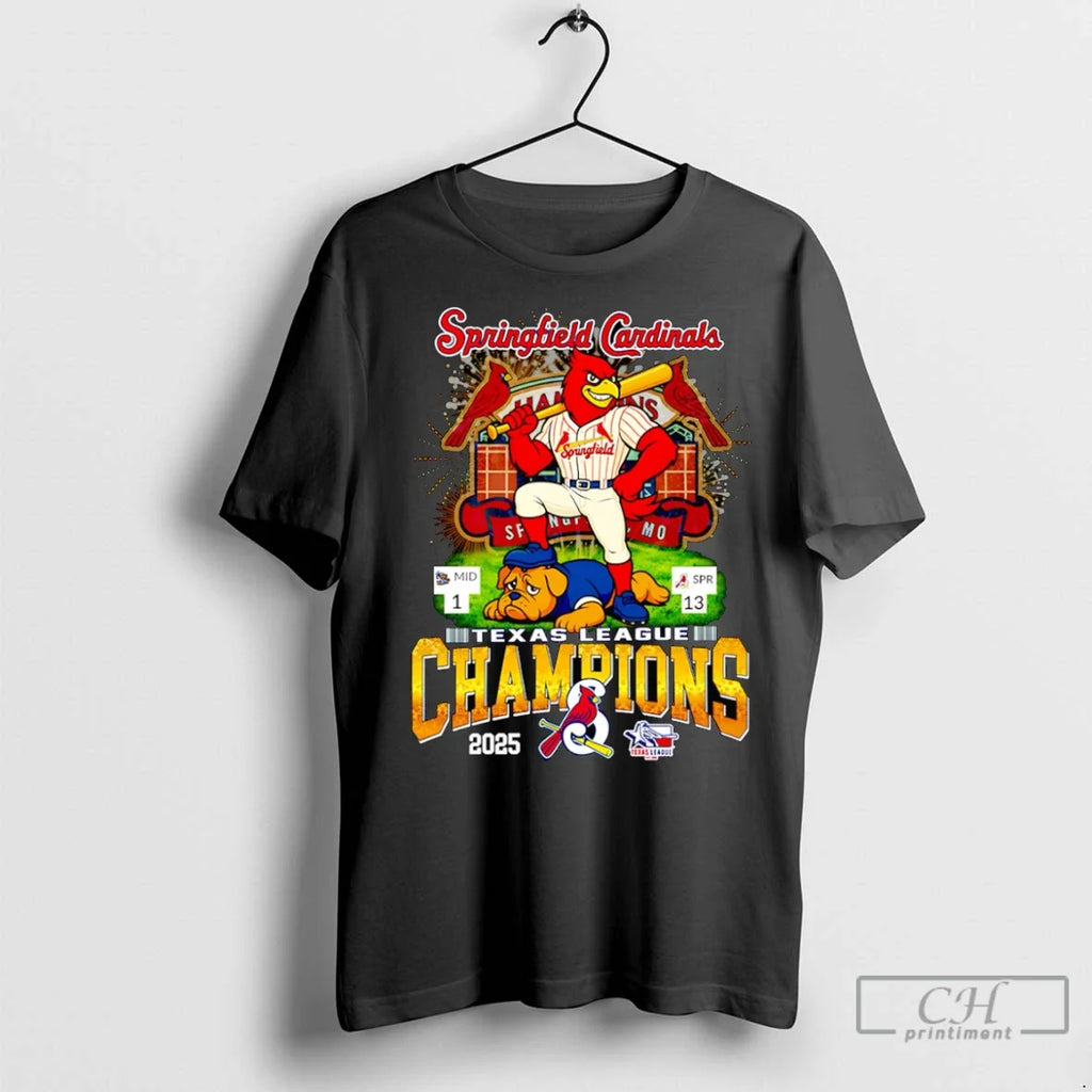 Premium Springfield Cardinals Texas League Champions - Adult & Kids T-Shirts, Sweatshirts & Hoodies apparel design preview 1