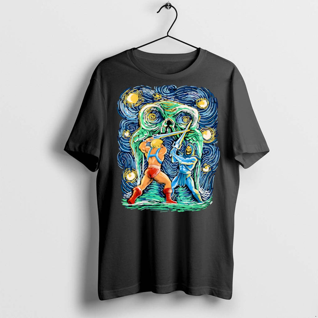 Premium Starry Masters Hee Man Vs Skeletor - Adult & Kids T-Shirts, Sweatshirts & Hoodies apparel design preview 1