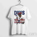 Premium Stefon Diggs Superstar Shout Caricature - Adult & Kids T-Shirts, Sweatshirts & Hoodies apparel design preview 1