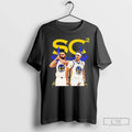 Premium Steph And Seth Curry Double Sc Night Golden - Adult & Kids T-Shirts, Sweatshirts & Hoodies apparel design preview 1