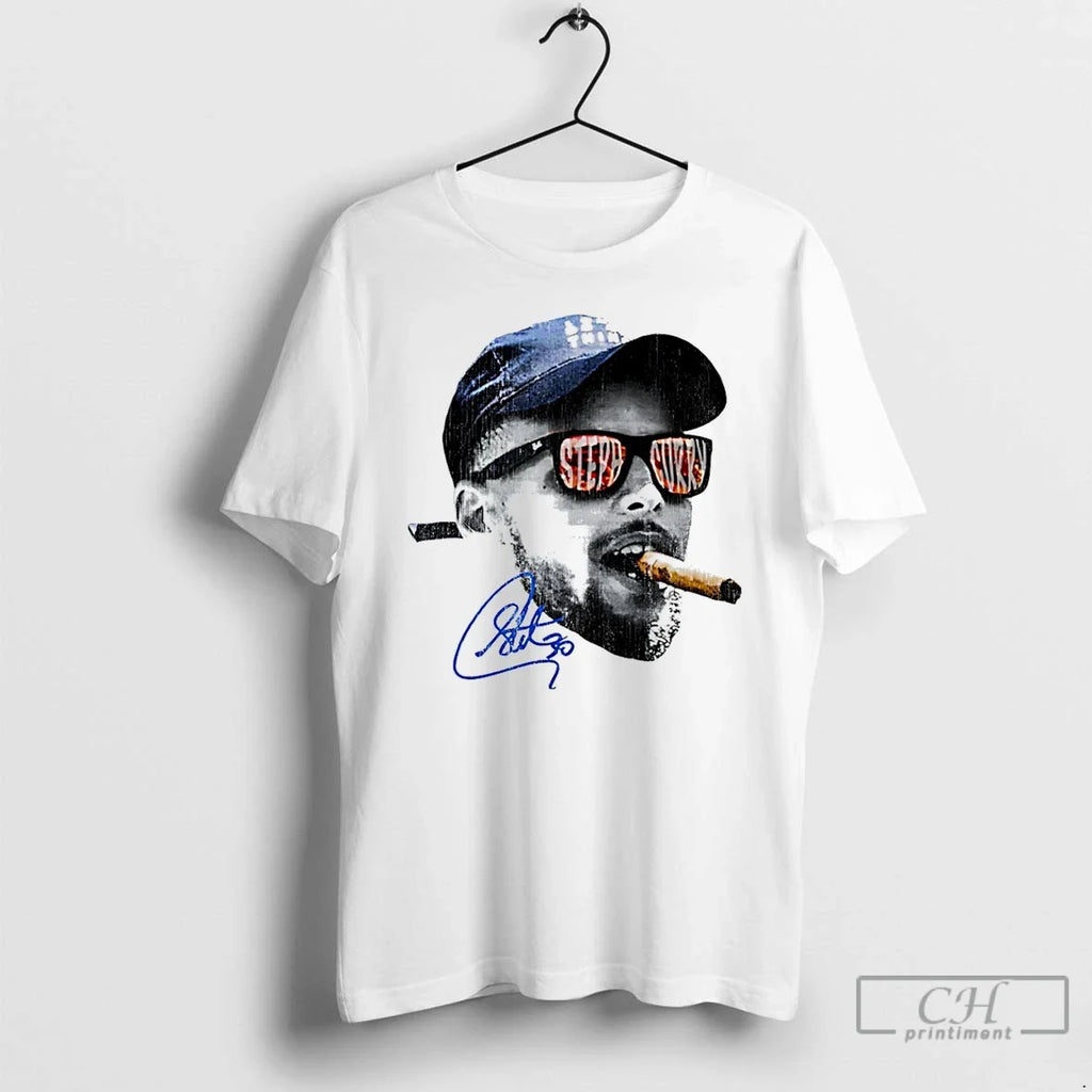 Premium Stephen Curry Golden State Warriors Head - Adult & Kids T-Shirts, Sweatshirts & Hoodies apparel design preview 1