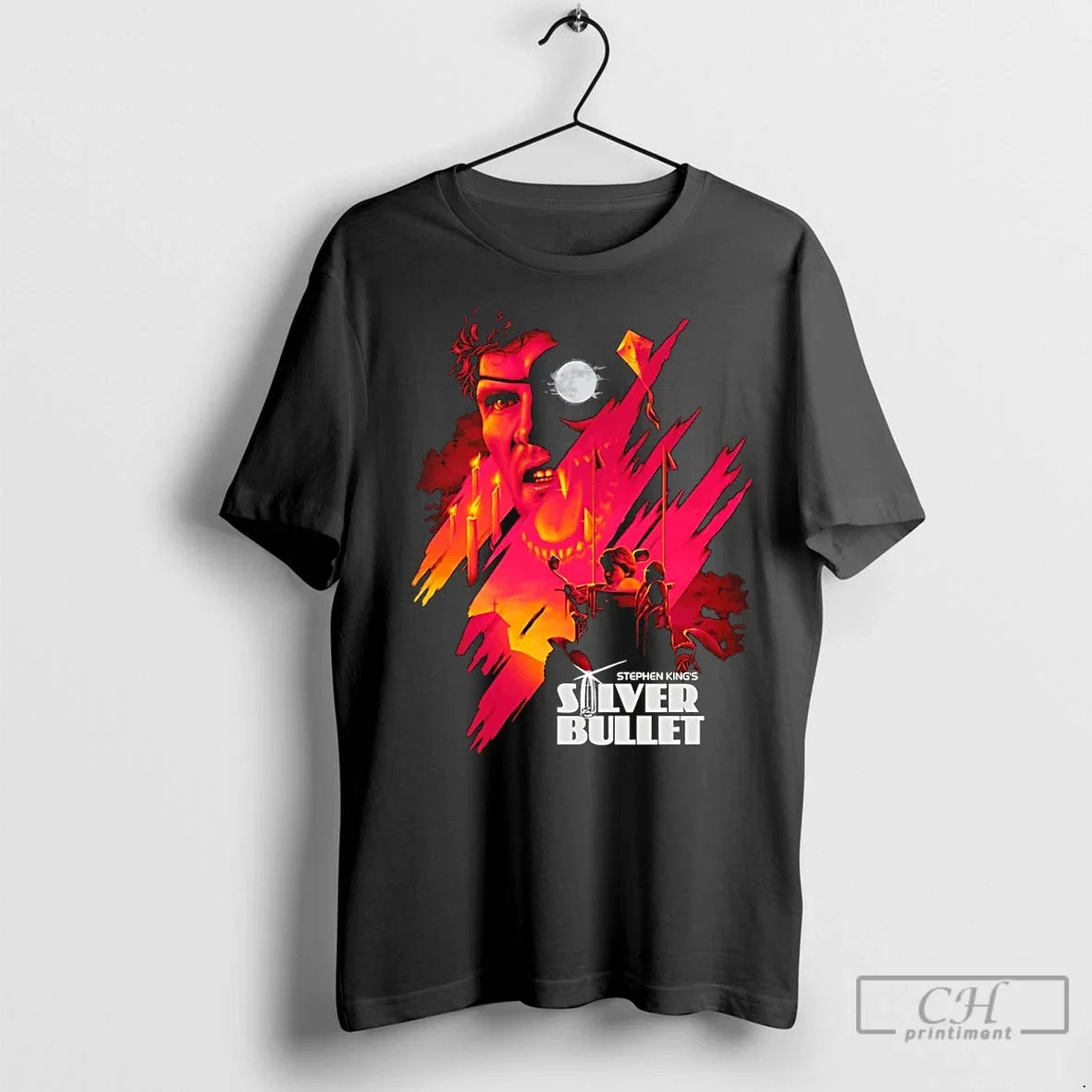 Premium Stephen Kings Silver Bullet - Adult & Kids T-Shirts, Sweatshirts & Hoodies apparel design preview 1