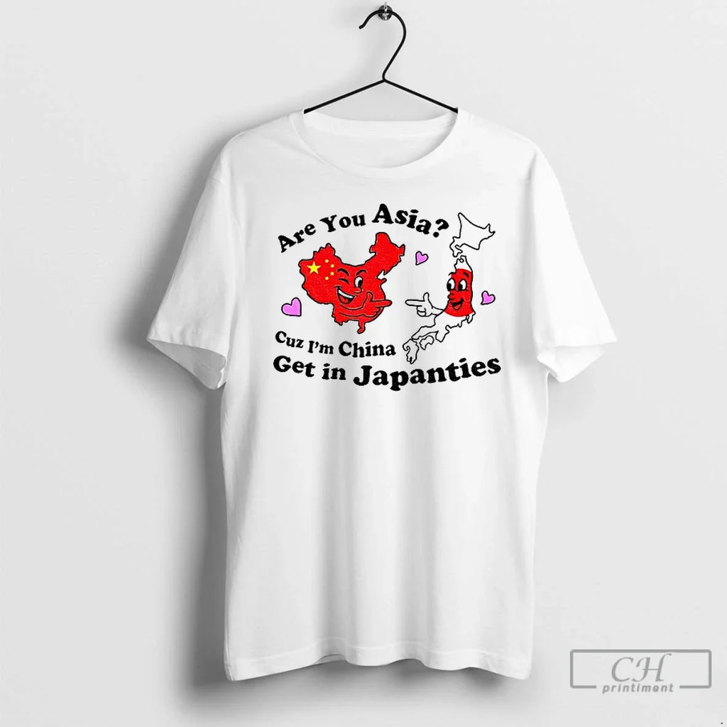 Premium Steve Are You Asia C U Z Im China Get In - Adult & Kids T-Shirts, Sweatshirts & Hoodies apparel design preview 1