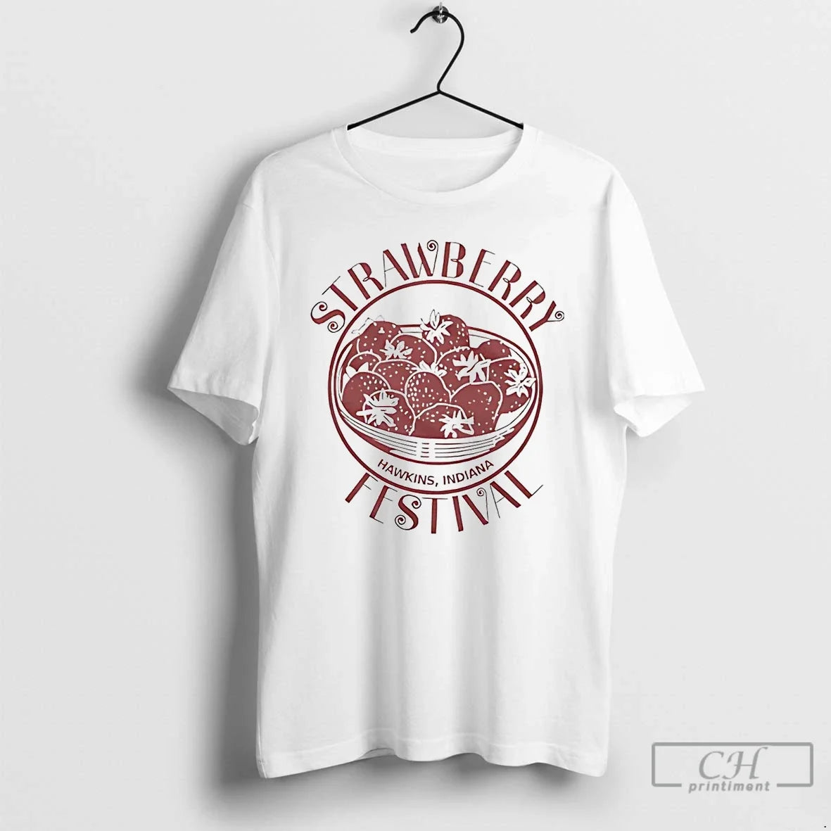 Premium Strawberry Festival Hawkins Indiana - Adult & Kids T-Shirts, Sweatshirts & Hoodies apparel design preview 1