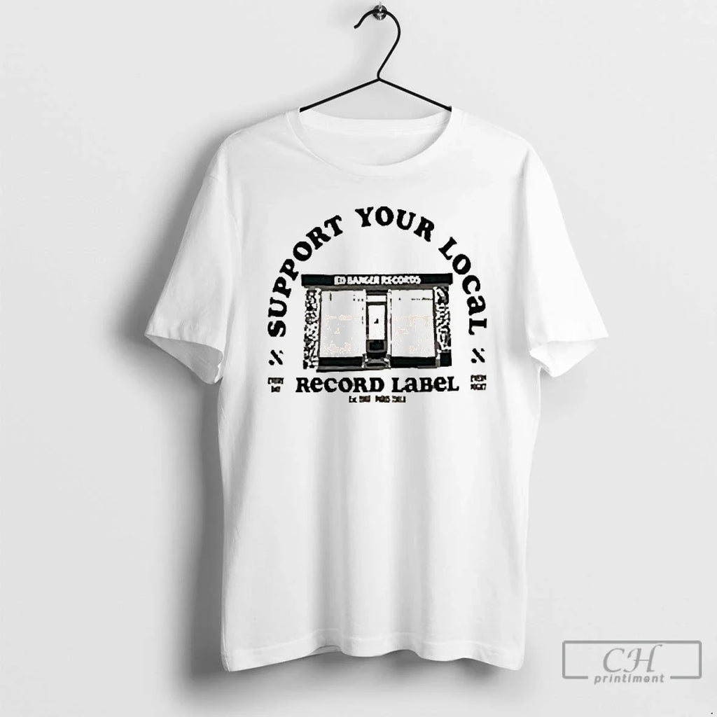 Premium Support Your Local Record Label - Adult & Kids T-Shirts, Sweatshirts & Hoodies apparel design preview 1