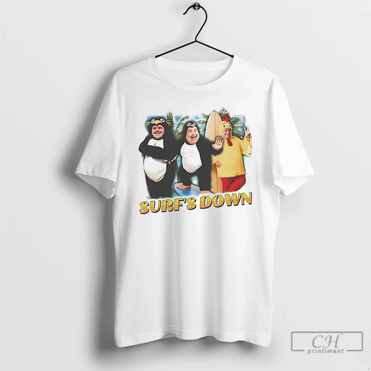 Premium Surfs Down Surfing Syndrome - Adult & Kids T-Shirts, Sweatshirts & Hoodies apparel design preview 1