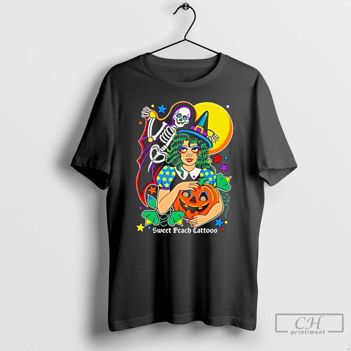 Premium Sweet Peach Parfait Halloween - Adult & Kids T-Shirts, Sweatshirts & Hoodies apparel design preview 1