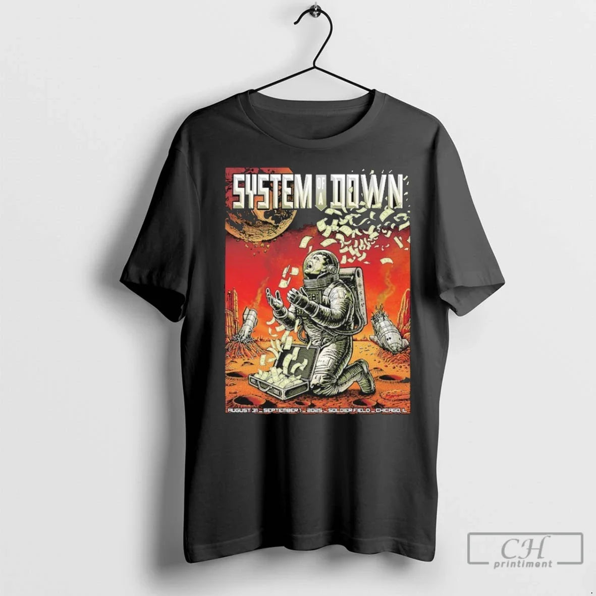 Premium System Of A Down Event At Soldier Field In - Adult & Kids T-Shirts, Sweatshirts & Hoodies apparel design preview 1