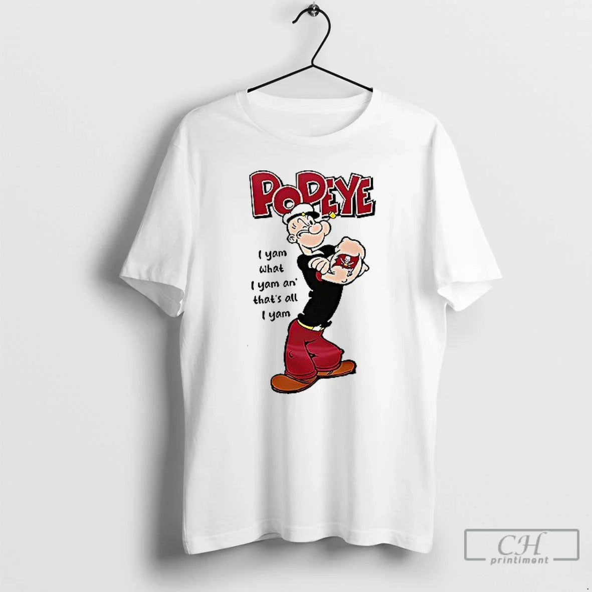 Premium Tampa Bay Buccaneers X Popeye I Yam What An - Adult & Kids T-Shirts, Sweatshirts & Hoodies apparel design preview 1