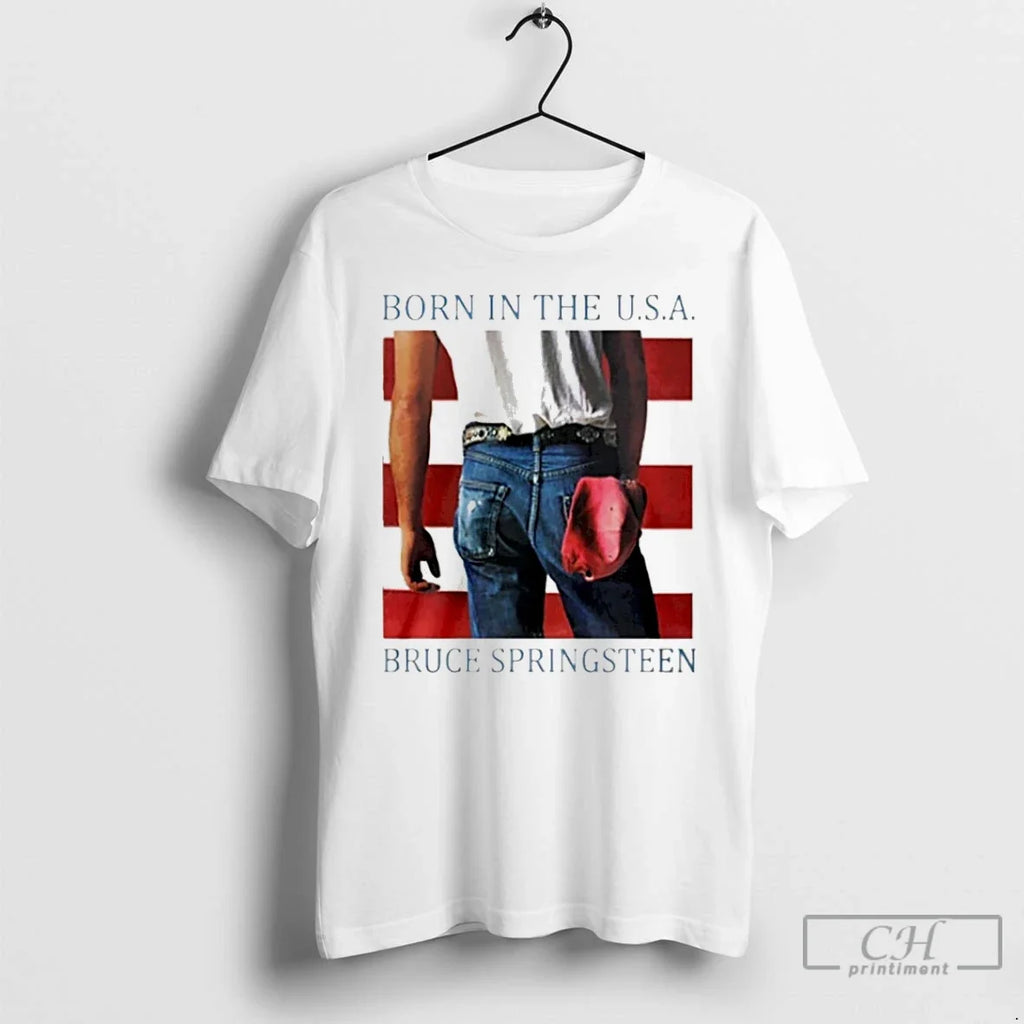 Premium Taylor Bruce Springsteen Born In The Usa - Adult & Kids T-Shirts, Sweatshirts & Hoodies apparel design preview 1