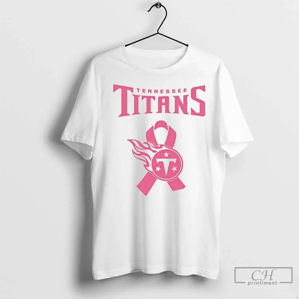 Premium Tennessee Titans October Breast Cancer - Adult & Kids T-Shirts, Sweatshirts & Hoodies apparel design preview 1