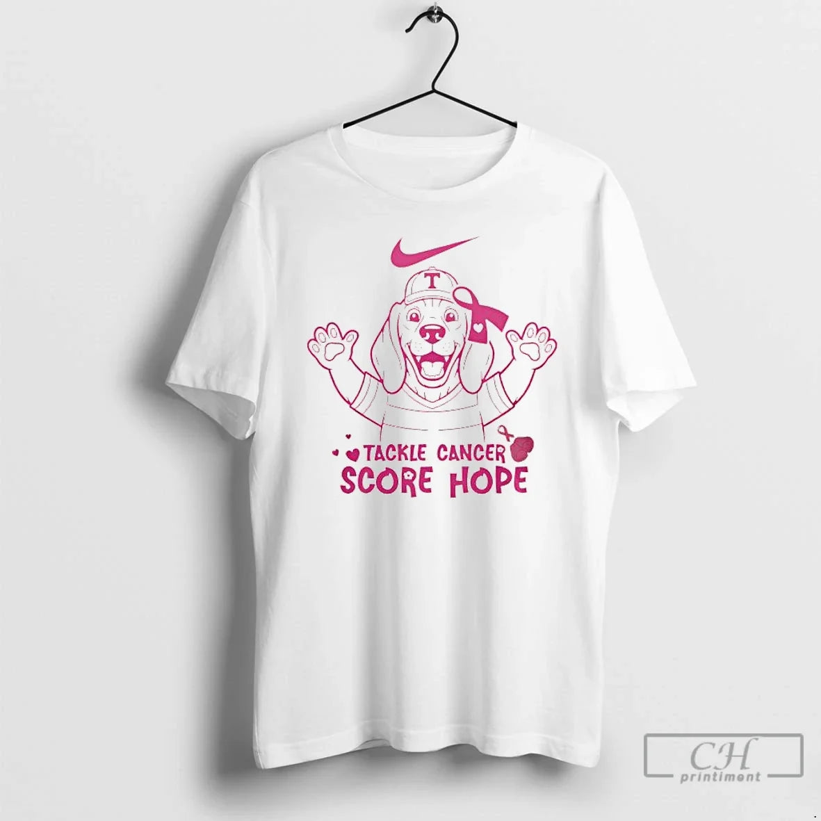 Premium Tennessee Volunteers Breast Cancer Awareness - Adult & Kids T-Shirts, Sweatshirts & Hoodies apparel design preview 1