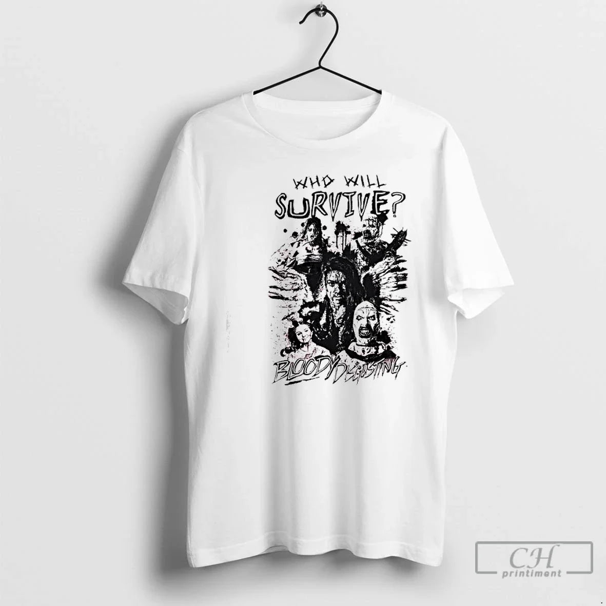 Premium Terrifier Sienna X Bloody Disgusting - Adult & Kids T-Shirts, Sweatshirts & Hoodies apparel design preview 1