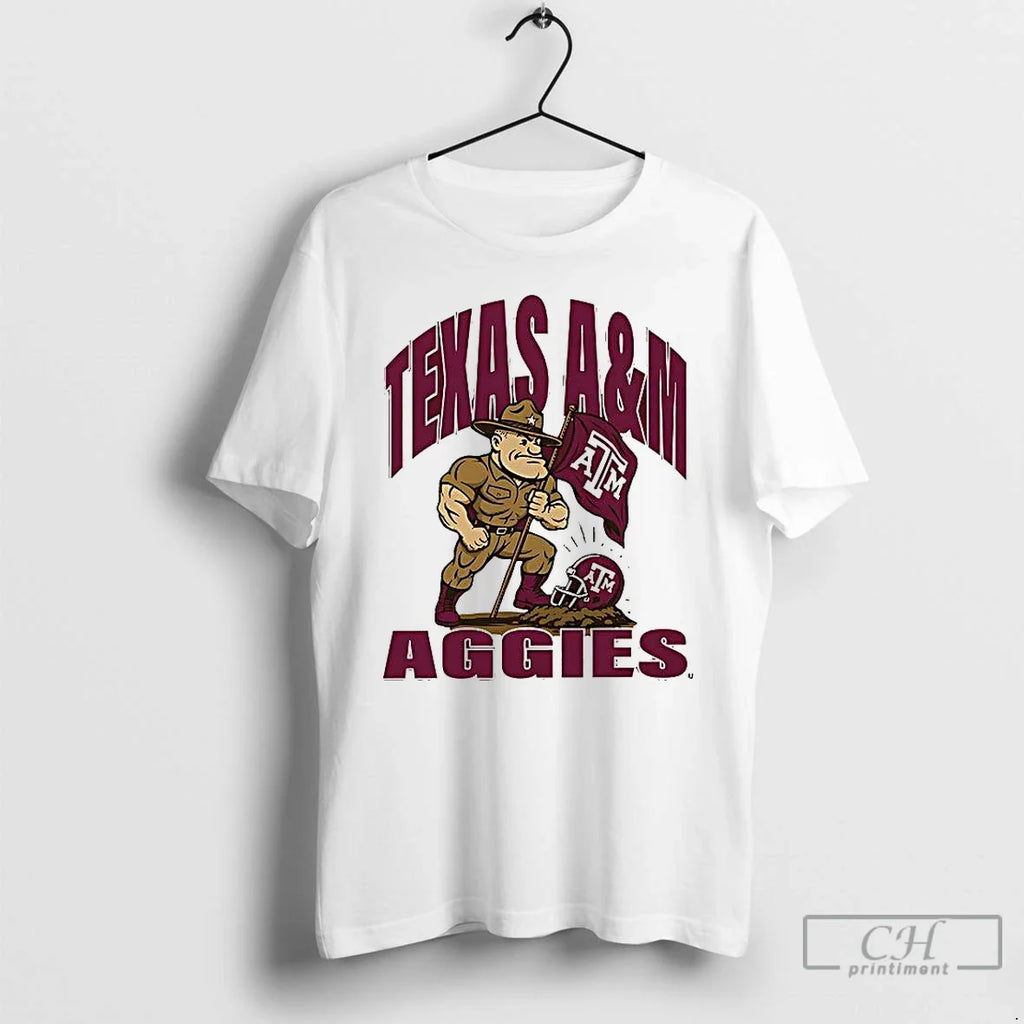 Premium Texas A And M Aggies Football Youth Plant - Adult & Kids T-Shirts, Sweatshirts & Hoodies apparel design preview 1