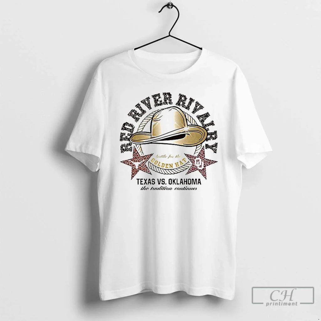 Premium Texas Longhorns Vs Oklahoma Sooners Red River - Adult & Kids T-Shirts, Sweatshirts & Hoodies apparel design preview 1