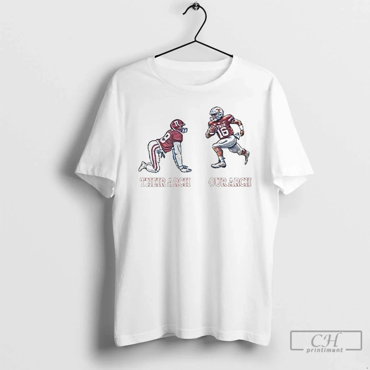 Premium Texas Longhorns Vs Oklahoma Sooners Their - Adult & Kids T-Shirts, Sweatshirts & Hoodies apparel design preview 1