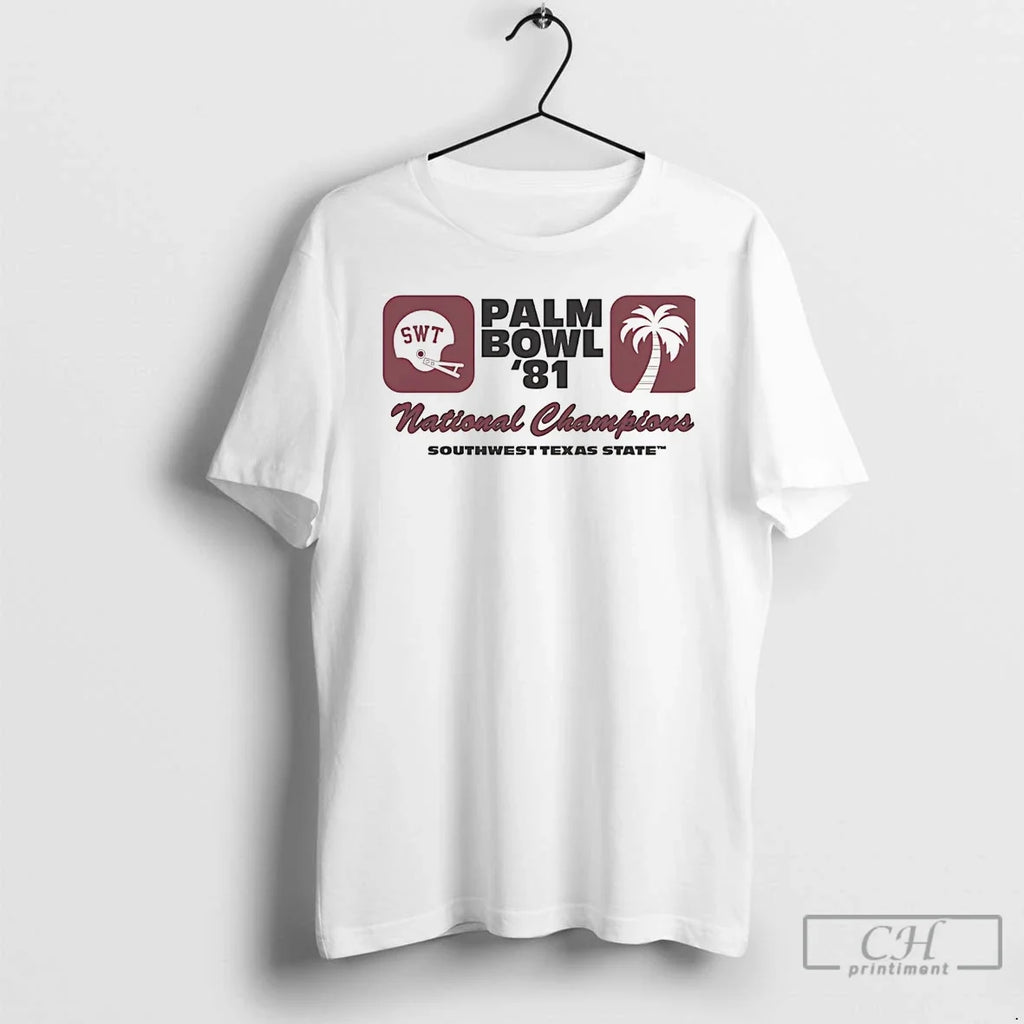 Premium Texas State Palm Bowl 1981 National - Adult & Kids T-Shirts, Sweatshirts & Hoodies apparel design preview 1