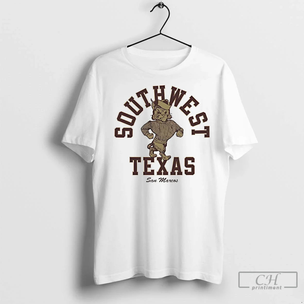 Premium Texas State Southwest San Marcos Bobcat - Adult & Kids T-Shirts, Sweatshirts & Hoodies apparel design preview 1