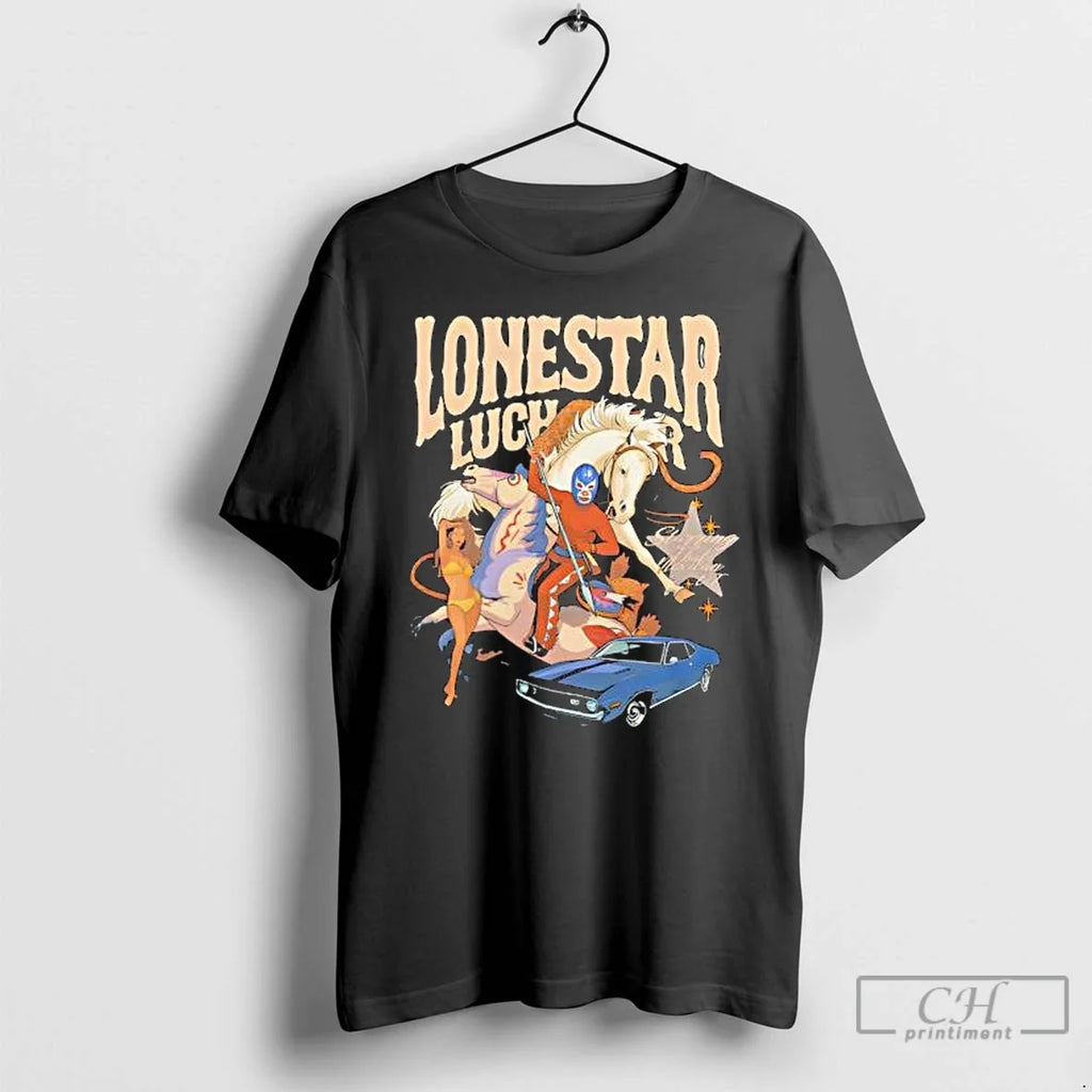 Premium That Mexican Ot Merch Lonestar Luchador - Adult & Kids T-Shirts, Sweatshirts & Hoodies apparel design preview 1