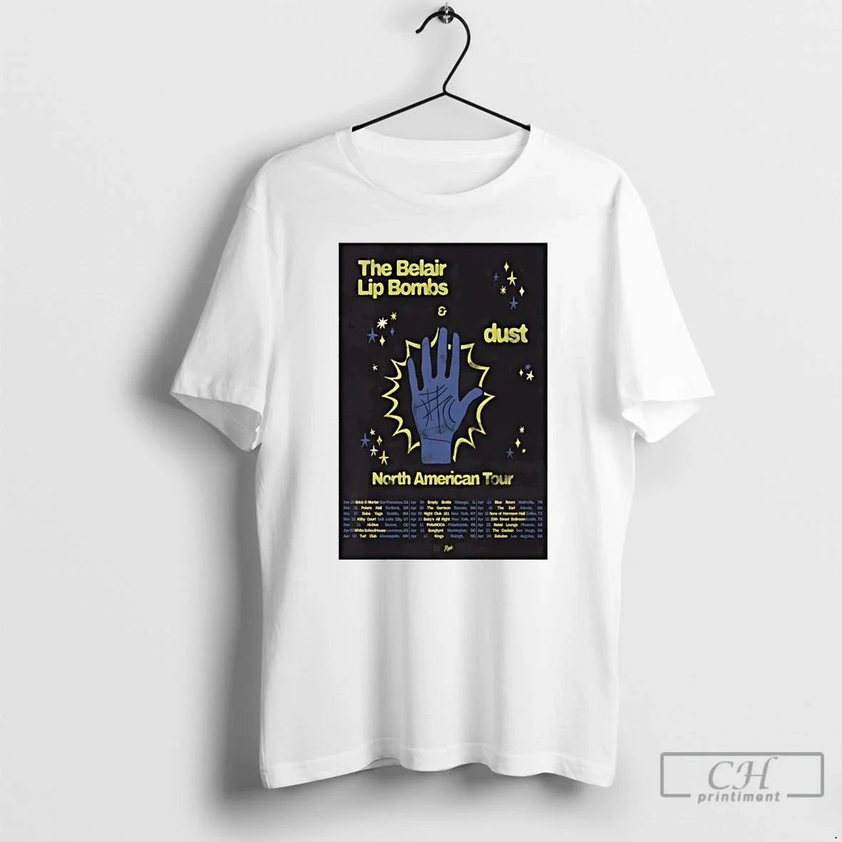 Premium The Belair Lip Bombs North American Tour 2025 - Adult & Kids T-Shirts, Sweatshirts & Hoodies apparel design preview 1