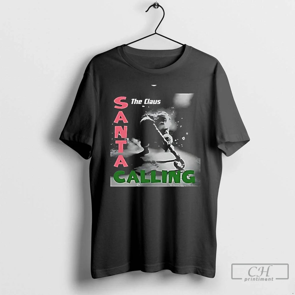 Premium The Claus Santa Calling Hockey Christmas - Adult & Kids T-Shirts, Sweatshirts & Hoodies apparel design preview 1