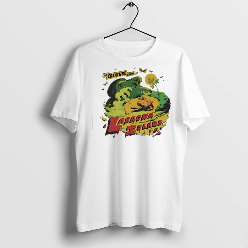 Premium The Creature From Lasagna Island Graphic - Adult & Kids T-Shirts, Sweatshirts & Hoodies apparel design preview 1
