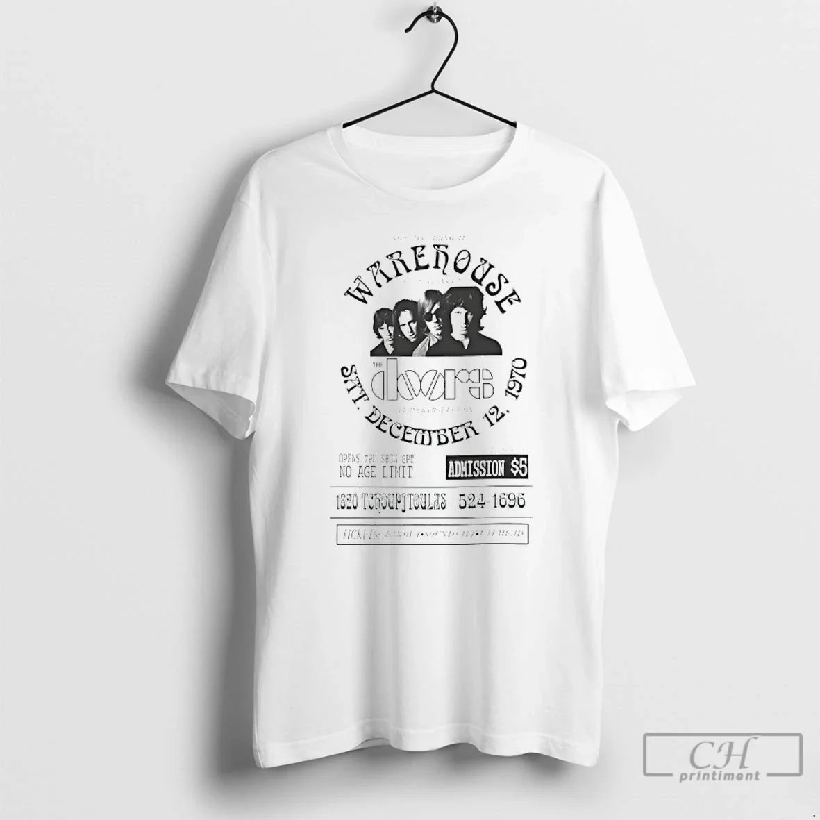 Premium The Doors Warehouse Nola - Adult & Kids T-Shirts, Sweatshirts & Hoodies apparel design preview 1
