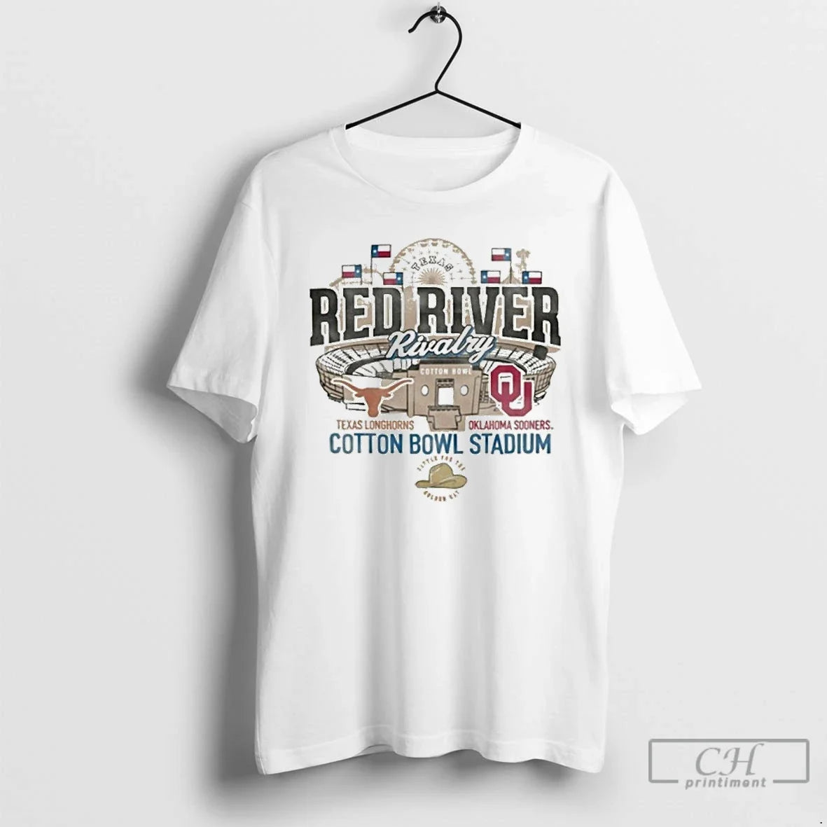 Premium The Gameday Red River Rivalry 2025 Texas Vs - Adult & Kids T-Shirts, Sweatshirts & Hoodies apparel design preview 1