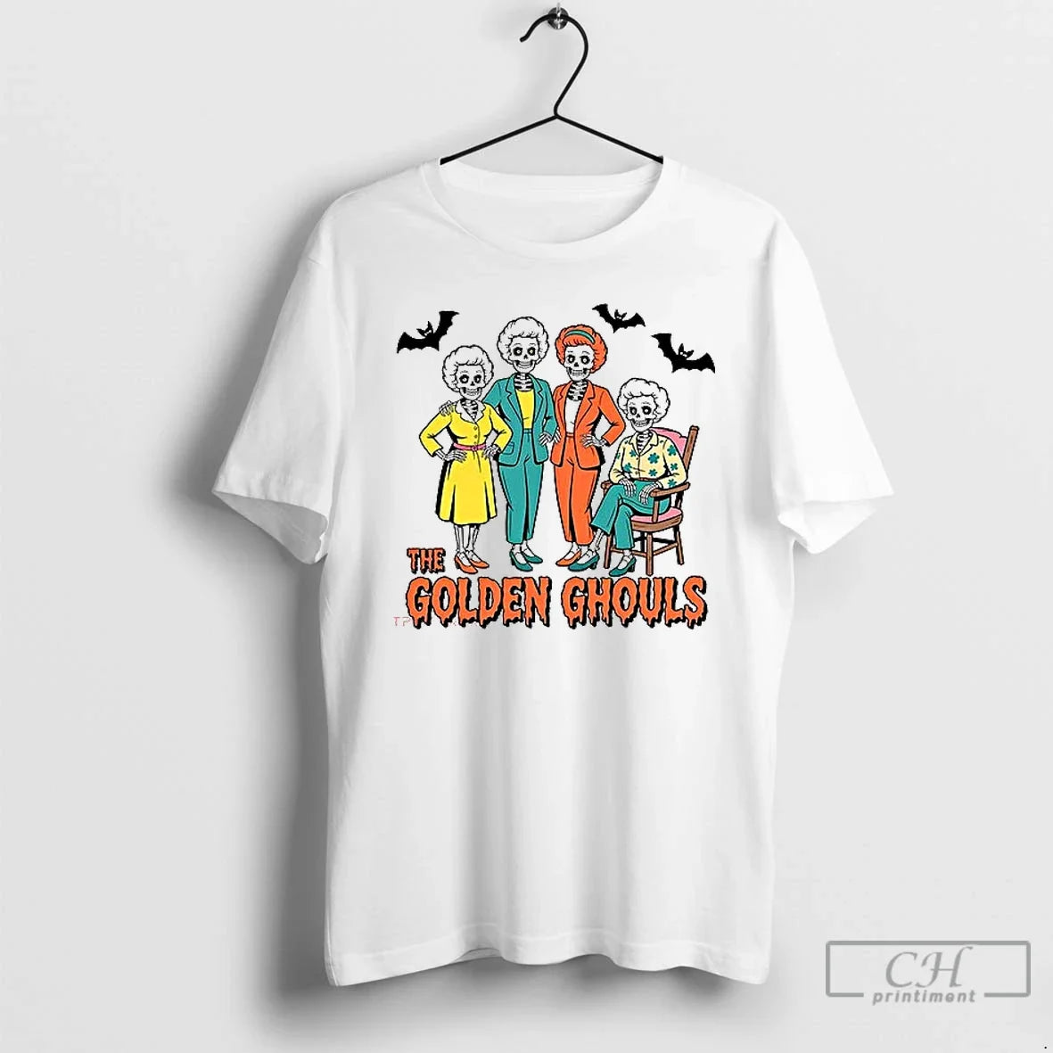 Premium The Golden Girls Ghouls Halloween Ceramic And - Adult & Kids T-Shirts, Sweatshirts & Hoodies apparel design preview 1
