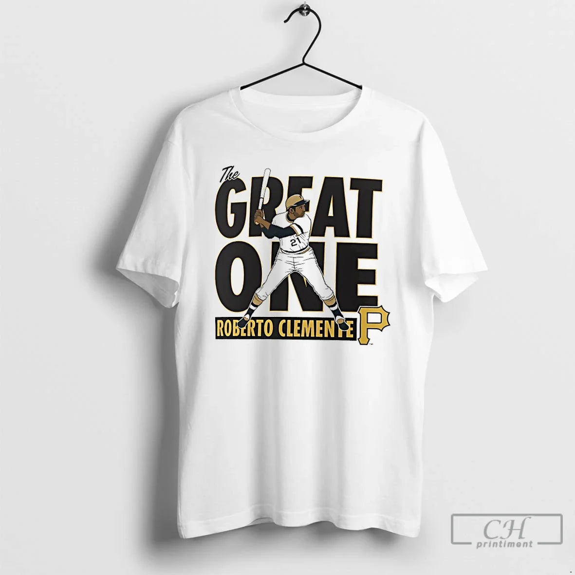 Premium The Great One Roberto Clemente Pittsburgh - Adult & Kids T-Shirts, Sweatshirts & Hoodies apparel design preview 1