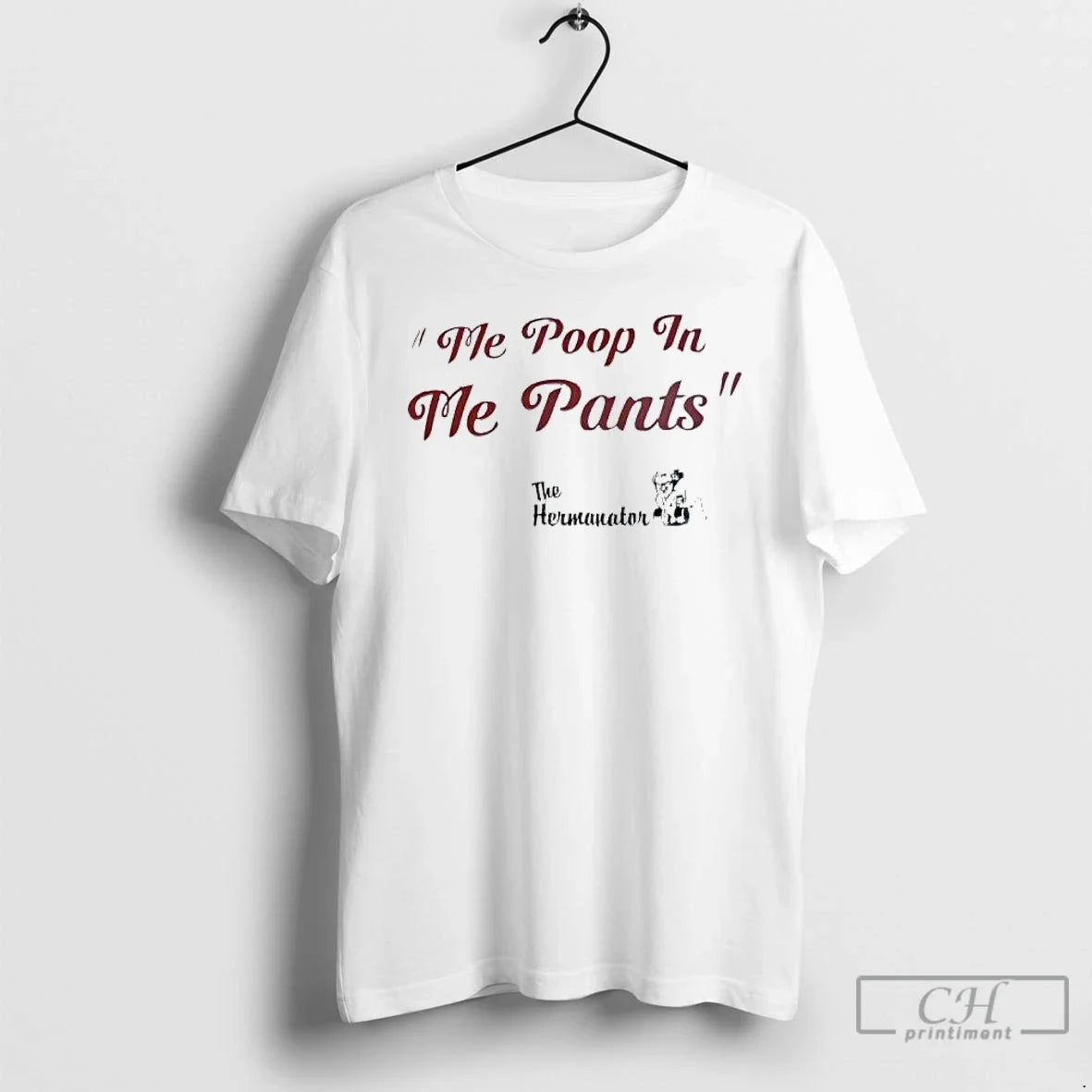 Premium The Hermanator Me Poop In Pants - Adult & Kids T-Shirts, Sweatshirts & Hoodies apparel design preview 1