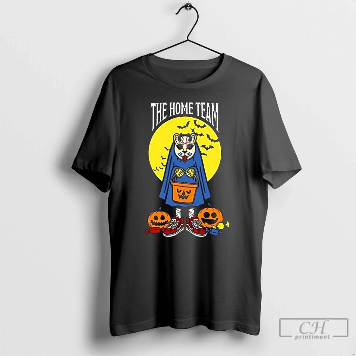 Premium The Home Team Halloween Long Sleve - Adult & Kids T-Shirts, Sweatshirts & Hoodies apparel design preview 1