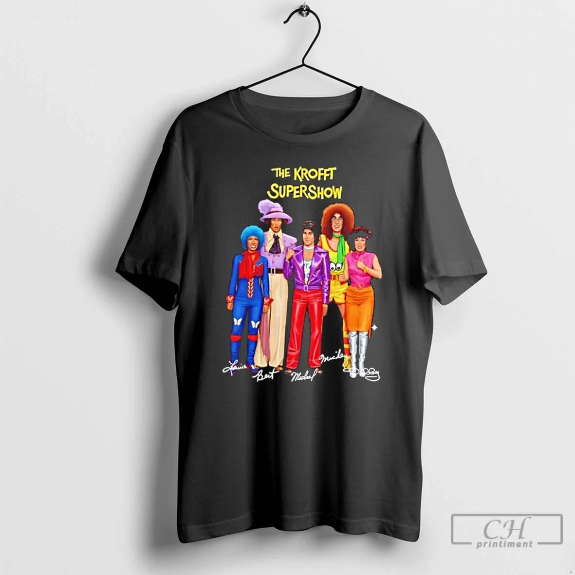 Premium The Krofft Supershow 1976 Signatures - Adult & Kids T-Shirts, Sweatshirts & Hoodies apparel design preview 1