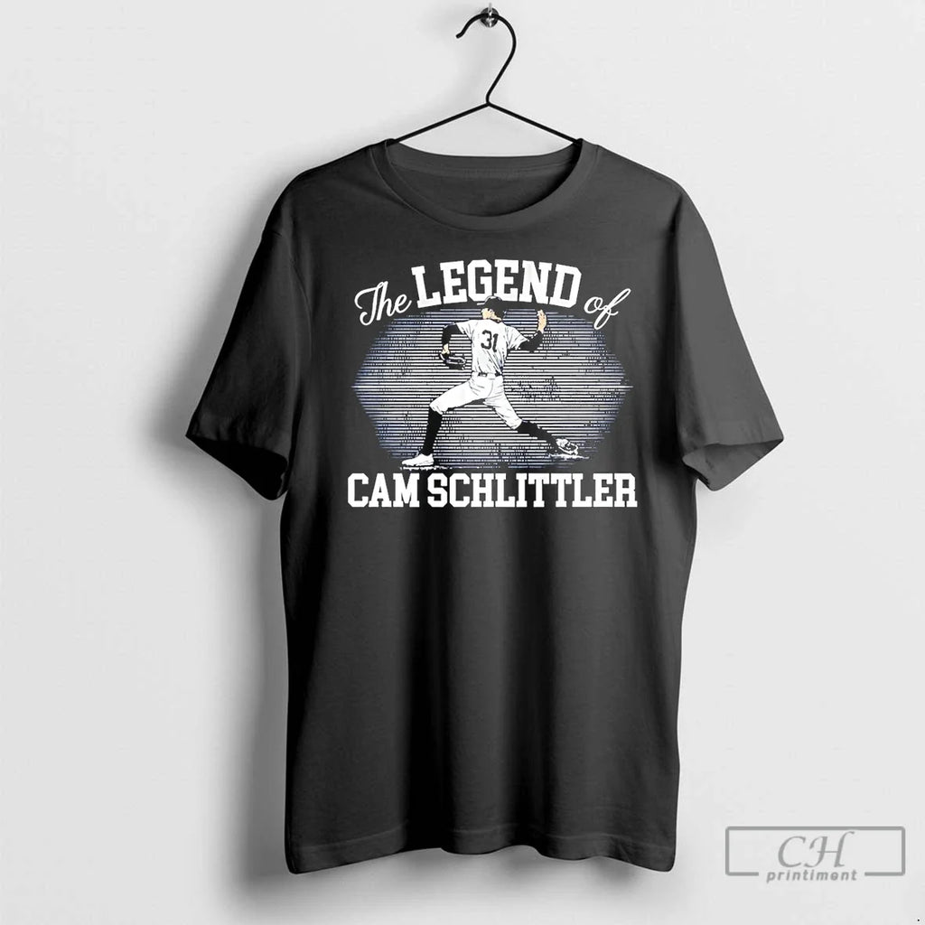 Premium The Legend Of Cam Schlittler New York Yankees - Adult & Kids T-Shirts, Sweatshirts & Hoodies apparel design preview 1