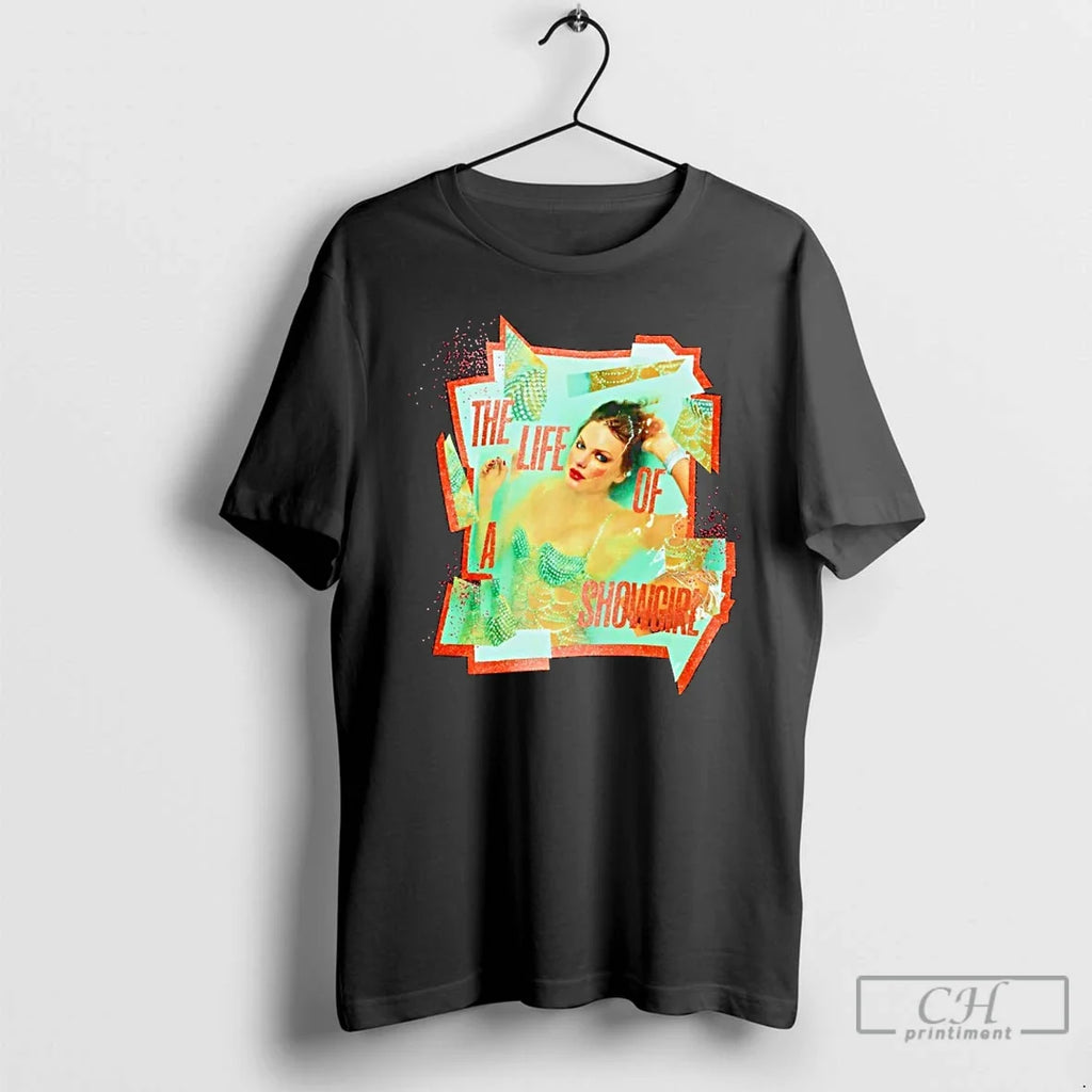 Premium The Life Of A Showgirl Album Cover - Adult & Kids T-Shirts, Sweatshirts & Hoodies apparel design preview 1