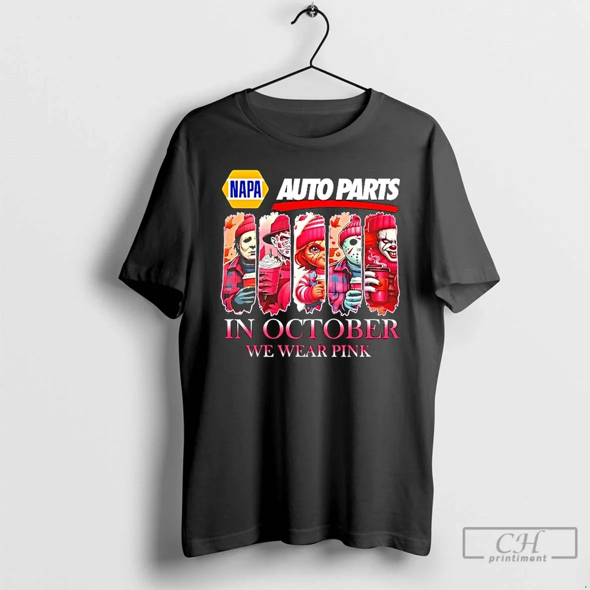 Premium The Napa Network X Horror Movies Halloween In - Adult & Kids T-Shirts, Sweatshirts & Hoodies apparel design preview 1