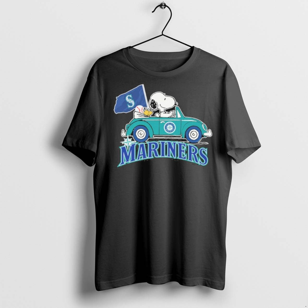 Premium The Peanuts X Seattle Mariners Postseason - Adult & Kids T-Shirts, Sweatshirts & Hoodies apparel design preview 1