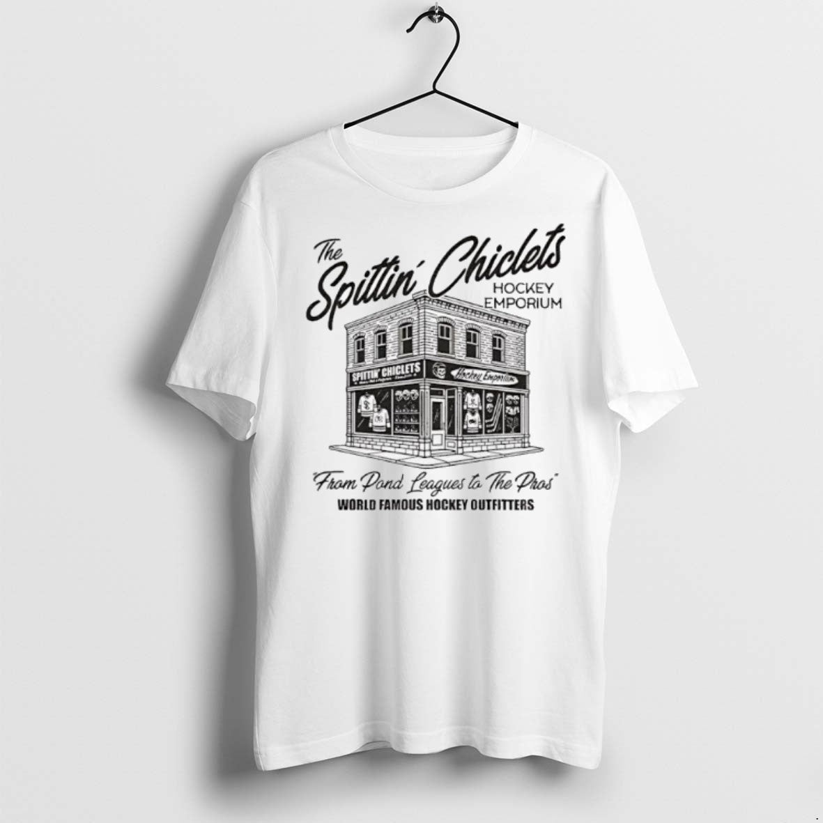 Premium The Spittin Chiclets Hockey Emporium From - Adult & Kids T-Shirts, Sweatshirts & Hoodies apparel design preview 1